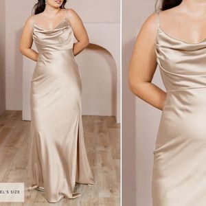 Revelry Skye Satin Dress